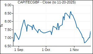 CAPITECGBF Closing Price