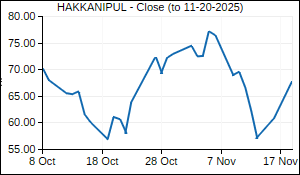 HAKKANIPUL Closing Price