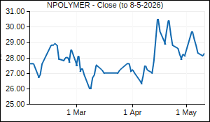 NPOLYMER Closing Price