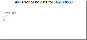 TB20Y0533 Closing Price