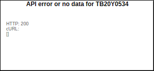 TB20Y0534 Closing Price