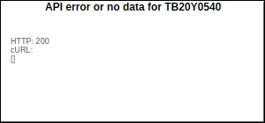 TB20Y0540 Closing Price